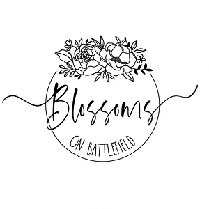 Blossoms on Battlefield - Logo