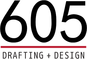 605 Drafting + Design - Logo