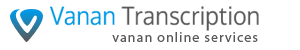 Vanan Transcription Services - Logo