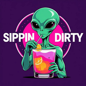 Sippin Dirty Mocktails and Sodas - Logo