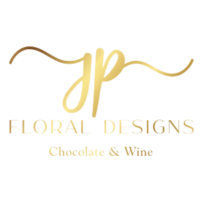 JP Floral Designs Chocolate & Wine - Logo