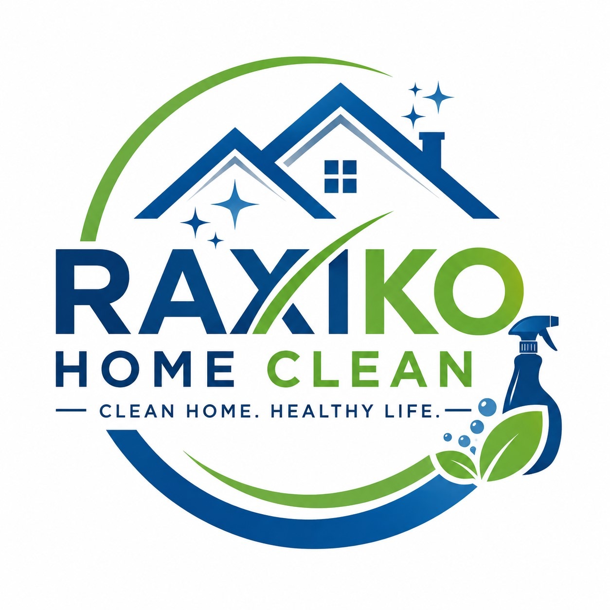 Raxiko Home Clean - Logo