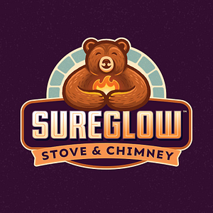 SureGlow Stove and Chimney - Logo